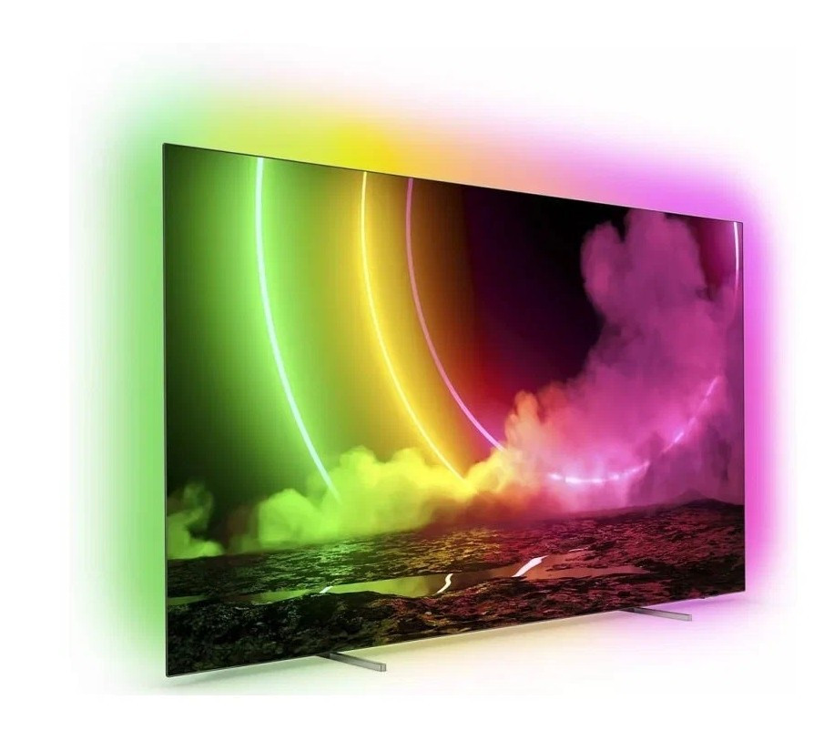 Телевизор Philips 55OLED806/12 OLED (2021), серый Телевизор Philips 55OLED806/12 OLED (2021), серый