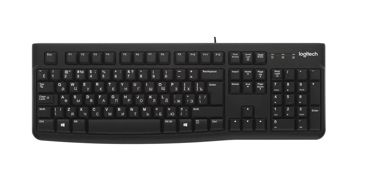 Клавиатура Logitech K120 for Business черный OEM (920-002522) Клавиатура Logitech K120 for Business черный OEM (920-002522)