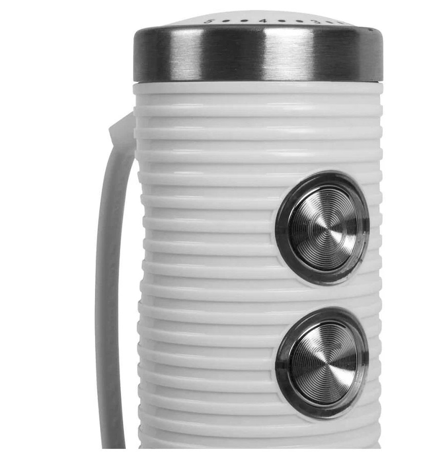 Блендер REMENIS REM-5796, серебристый, белый