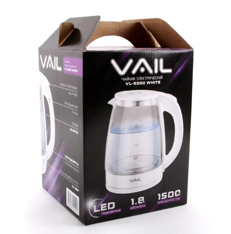 Чайник VAIL VL-5550 белый