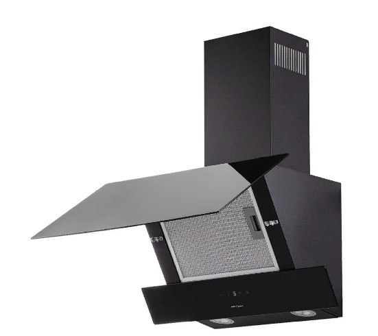 Вытяжка наклонная KRONA ALVA 600 black S Вытяжка наклонная KRONA ALVA 600 black S