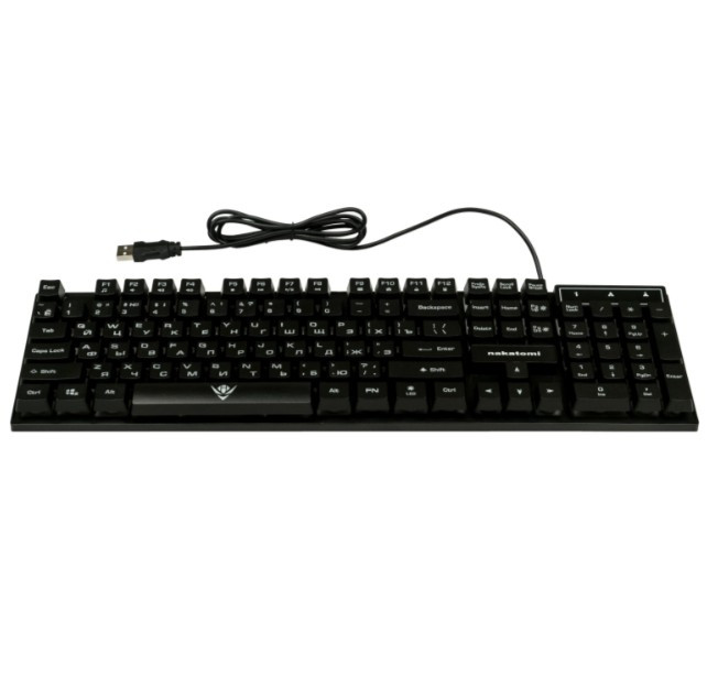 Клавиатура Dialog KG-23U BLACK Nakatomi Gaming Клавиатура Dialog KG-23U BLACK Nakatomi Gaming