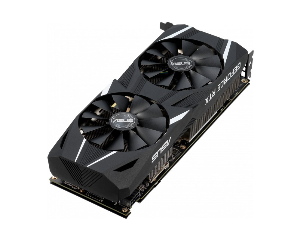 Видеокарта ASUS GeForce RTX2060 DUAL GDDR6 6144Mb 192-bit, PCI-Express 3.0 DUAL-RTX2060-O6G-E Видеокарта ASUS GeForce RTX2060 DUAL GDDR6 6144Mb 192-bit, PCI-Express 3.0 DUAL-RTX2060-O6G-E