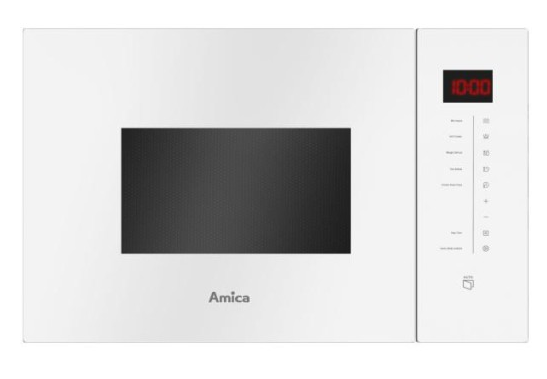 Встраиваемая микроволновая печь AMICA AMMB25E2SGW X-TYPE Встраиваемая микроволновая печь AMICA AMMB25E2SGW X-TYPE