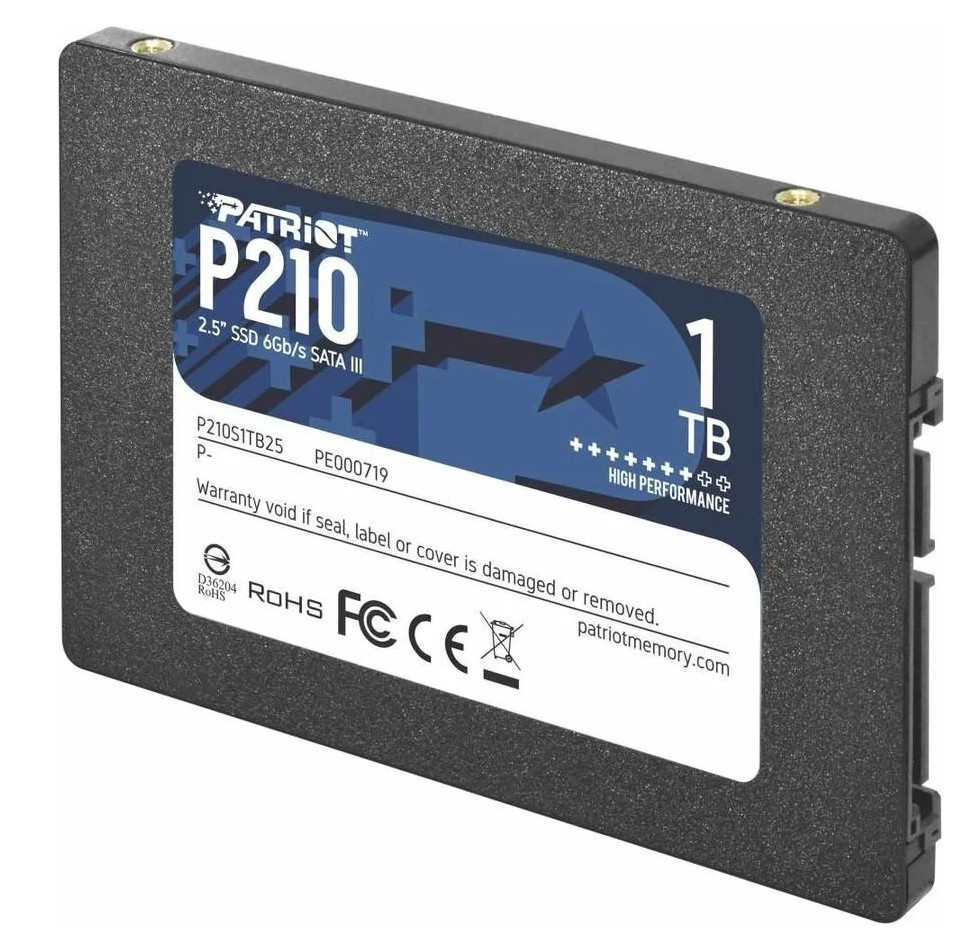 Твердотельный накопитель Patriot Memory 1024 ГБ SATA P210S1TB25