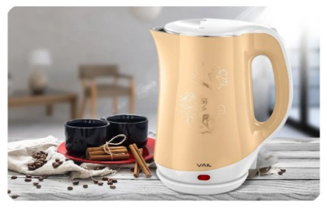 Электрический чайник VAIL VL-5551 (seamless) бежевый