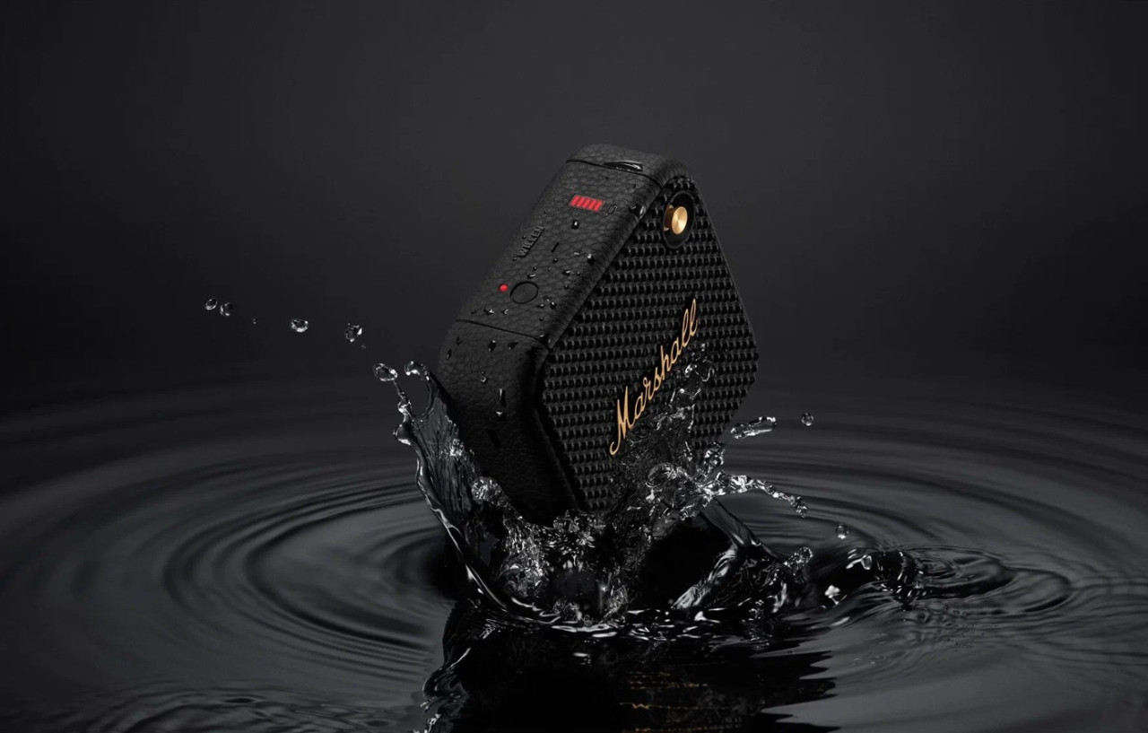 Портативная колонка Marshall Willen Black and Brass