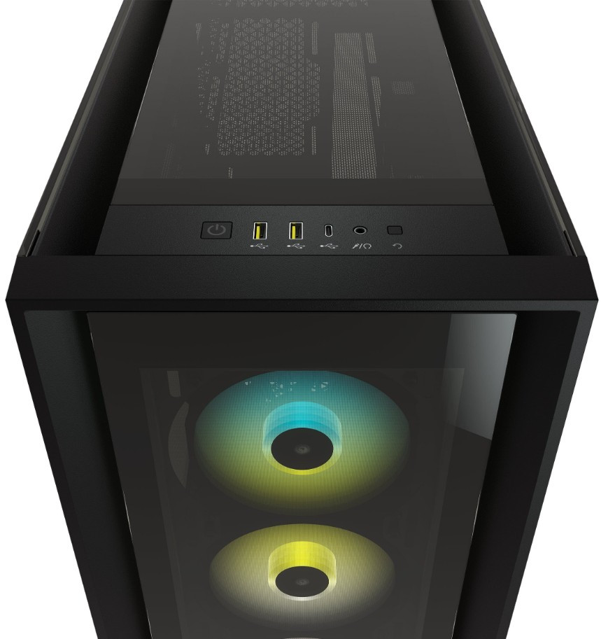 Корпус компьютерный CORSAIR iCUE 5000X RGB черный