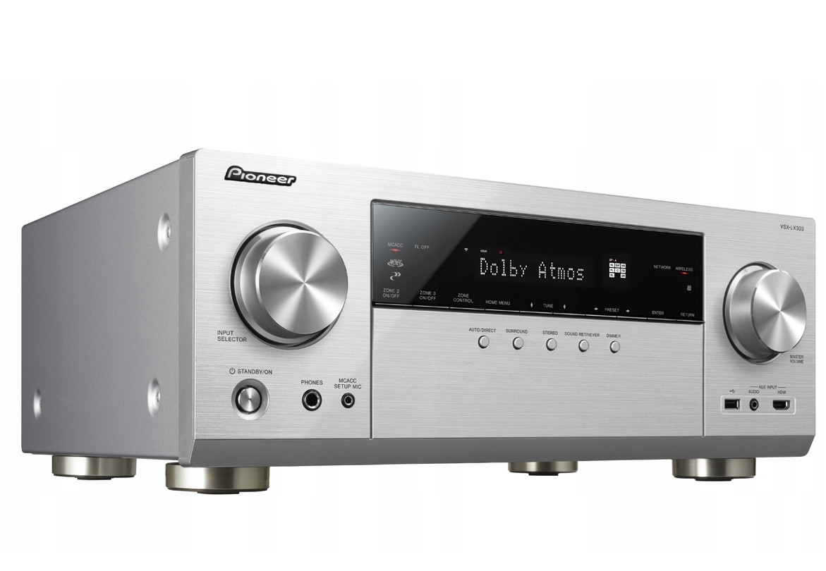 AV-ресивер Pioneer VSX-LX303 silver