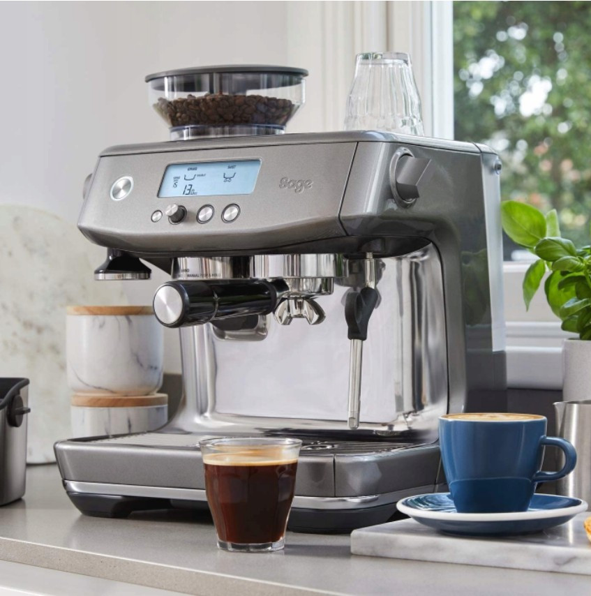 Кофемашина SAGE Barista Pro SES878BSS, серебристый