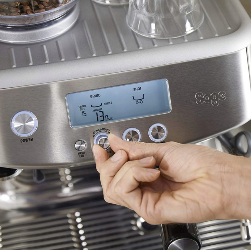 Кофемашина SAGE Barista Pro SES878BSS, серебристый
