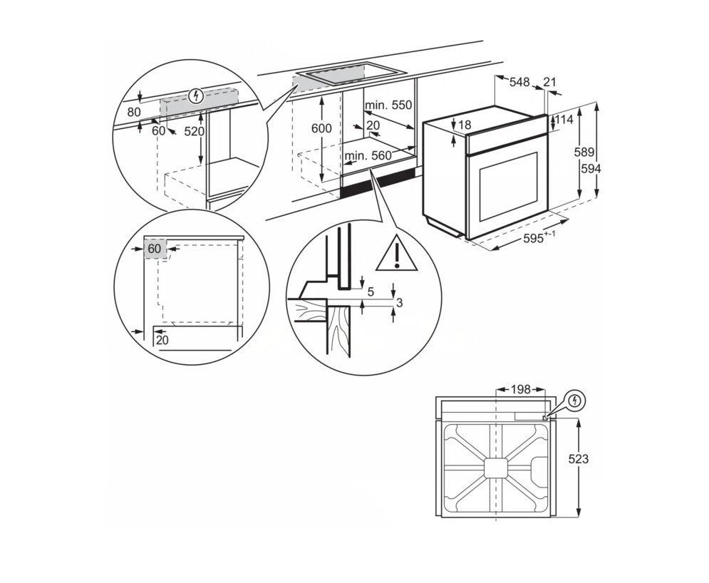 Духовой шкаф Electrolux OED3H50TX Духовой шкаф Electrolux OED3H50TX