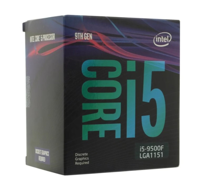 Процессор LGA1151v2 Intel Core i5-9500F кулера нет Процессор LGA1151v2 Intel Core i5-9500F кулера нет