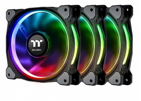 Комплект кулеров для корпуса Thermaltake Riing Plus 14 RGB Radiator Fan TT Premium Edition, комплект из 3-х кулеров (CL-F056-PL14SW-A) Комплект кулеров для корпуса Thermaltake Riing Plus 14 RGB Radiator Fan TT Premium Edition, комплект из 3-х кулеров (CL-F056-PL14SW-A)