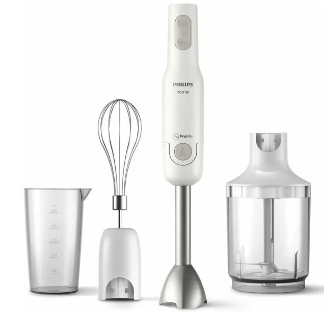 Погружной блендер Philips HR2545 Daily Collection, белый Погружной блендер Philips HR2545 Daily Collection, белый