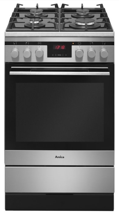 Плита газово-электрическая AMICA 514GcED3.33ZpTsAQ(XxL) Плита газово-электрическая AMICA 514GcED3.33ZpTsAQ(XxL)