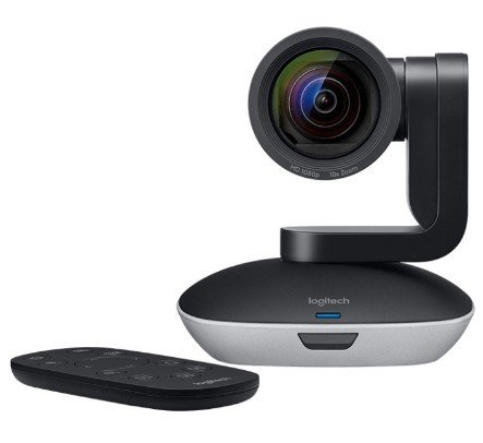 Веб камера Logitech PTZ Pro 2 1080p/30fps, угол обзора 90°, 10-кратное цифровое увеличение (960-001186) Веб камера Logitech PTZ Pro 2 1080p/30fps, угол обзора 90°, 10-кратное цифровое увеличение (960-001186)