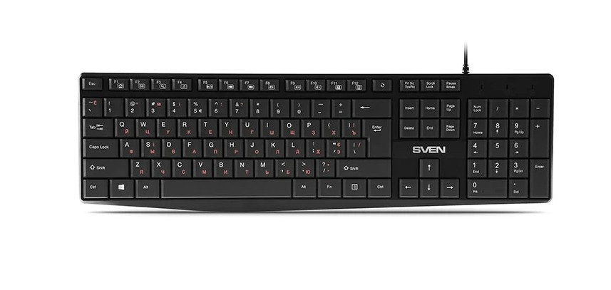 Клавиатура SVEN KB-S305 Black USB