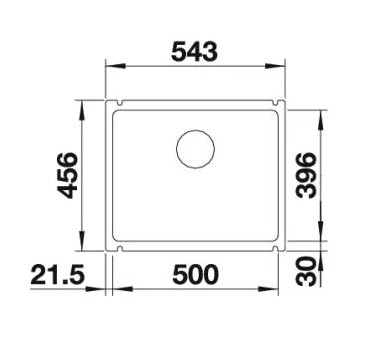 Мойка Blanco Subline 500-U Silgranit PuraDur II жемчужный InFino® Мойка Blanco Subline 500-U Silgranit PuraDur II жемчужный InFino®