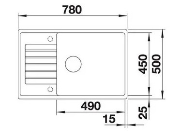 Мойка Blanco Zia XL 6S Compact Silgranit алюметаллик Мойка Blanco Zia XL 6S Compact Silgranit алюметаллик