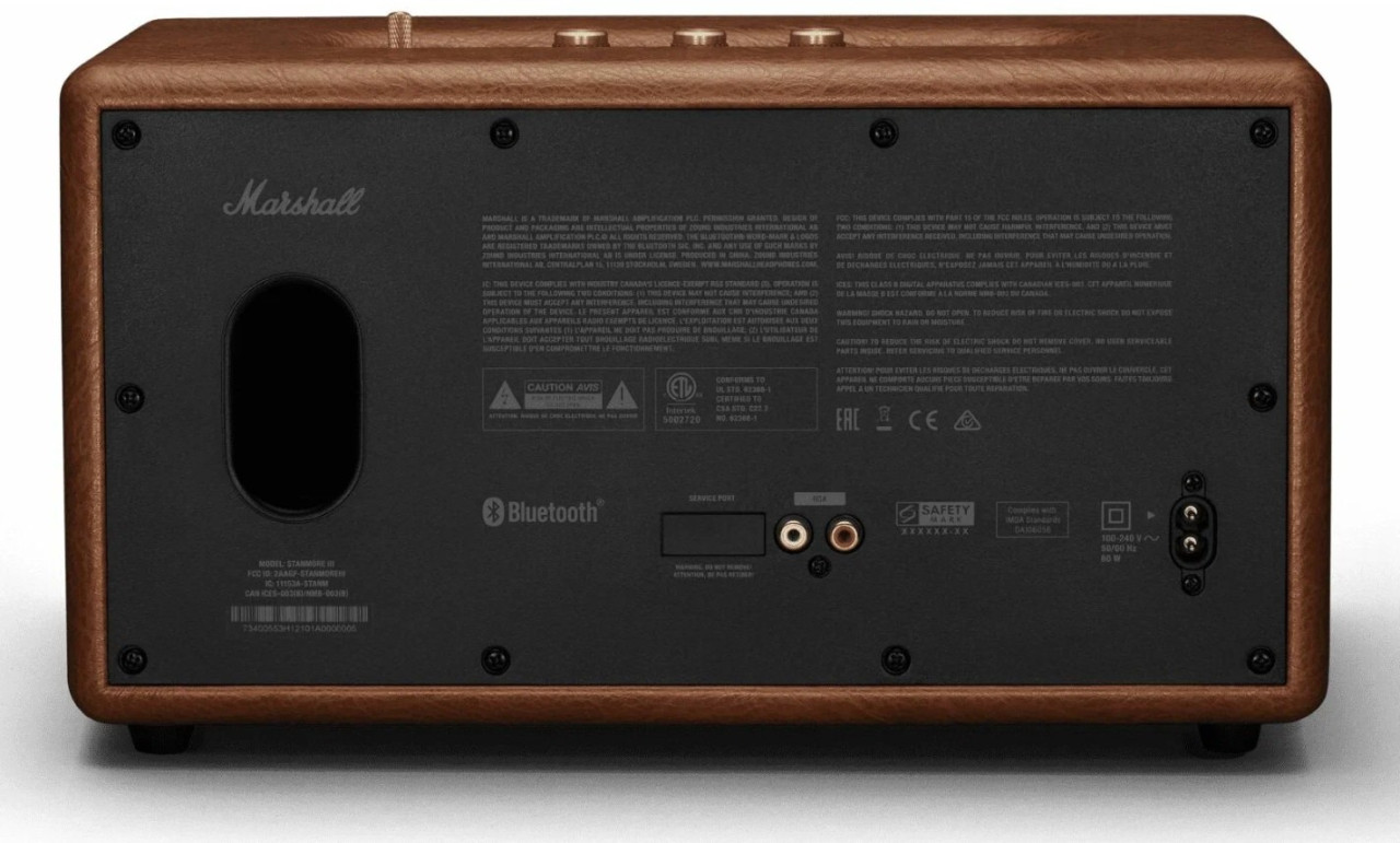 Портативная акустика Marshall Stanmore III, 80 Вт, Коричневый