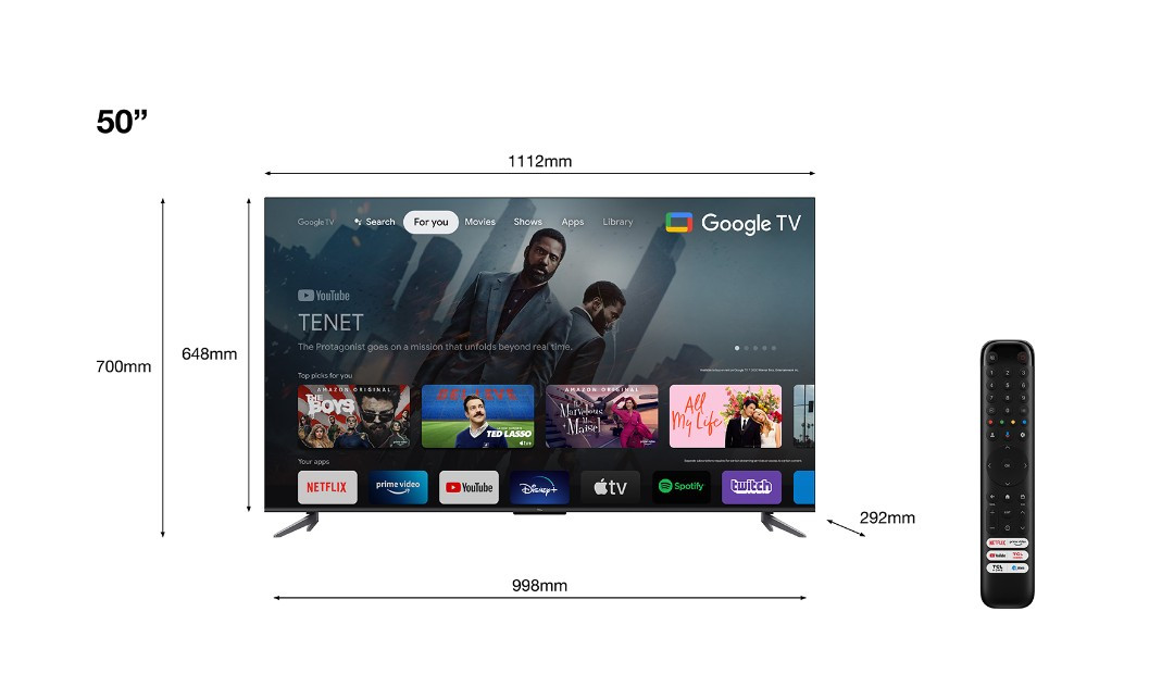 Телевизор TCL 50C645 Телевизор TCL 50C645