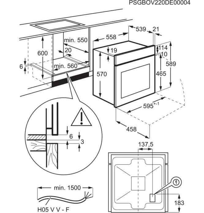 Духовой шкаф Electrolux EOF3H00BX SurroundCook 600