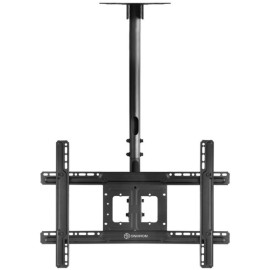 Потолочный кронштейн для ТВ ONKRON N1L чёрный, для 32"-80", наклон 15°, поворот 60°, нагрузка до 68, 2 кг, расстояние до потолка 717-1584 мм