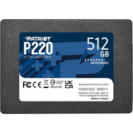 Жесткий диск SSD 512GB Patriot P220S512G25