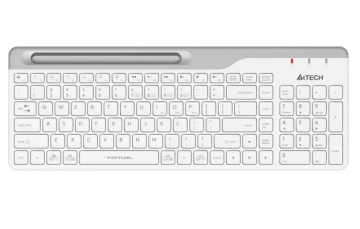 Клавиатура A4Tech Fstyler FBK25 Multimedia Slim бело-серая
