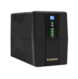 ИБП ExeGate SpecialPro UNB-800.LED.AVR.4C13.RJ.USB