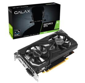 Видеокарта GALAX GeForce GTX GTX1650 EX - 1 Click OC PLUS 4GB GDDR6 (65SQL8DS93E1) 1530/1635MHz, DP, HDMI, DVI-D
