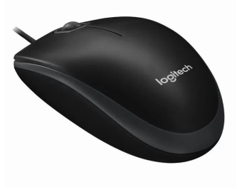 Мышь Logitech Optical Mouse B100 Black USB OEM (910-003357)