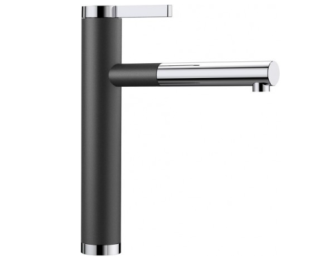 Смеситель Blanco Linee-S 518438 Антрацит/хром