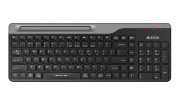 Клавиатура A4Tech Fstyler FBK25 Multimedia Slim черно-серая
