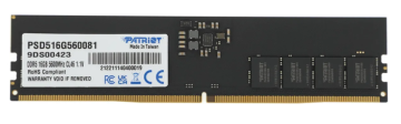 Память DDR5 16Gb 5600MHz Patriot Signature Line PSD516G560081