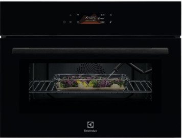 Духовой шкаф Electrolux LVL8E09Z CombiQuick 800 с функцией СВЧ черный