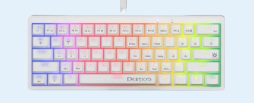 Клавиатура игровая механическая проводная Defender DEIMOS GK-303, белый