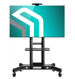 Мобильная стойка для ТВ ONKRON TS1551 чёрный, для 40"-70"