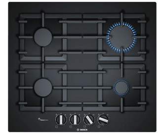 Газовая варочная панель Bosch PPP6A6B90, черный