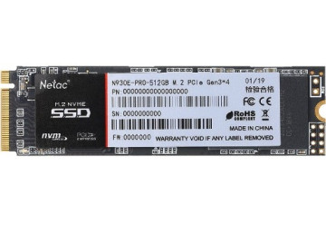 Жесткий диск SSD M.2 512GB Netac N930E Pro NT01N930E-512G-E4X 300 TBW