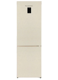 Холодильник Schaub Lorenz SLU S335X4E с дисплеем мраморно-бежевый