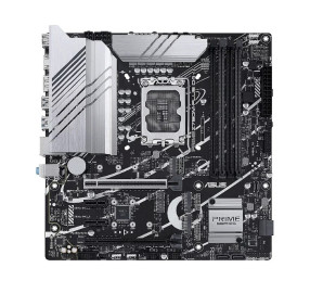 Материнская плата ASUS LGA1700 (Gen.13, 12) ( PRIME Z790-P D4) ATX. DDR4 LGA 1700, Intel Z790, 4xDDR5-5600 МГц, 4xPCI-Ex16, 3xM.2, Standard-ATX