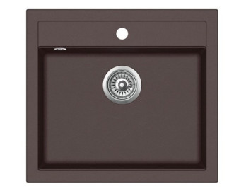 Мойка Aquasanita Quadro SQQ100AW темный шоколад