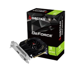 Видеокарта BIOSTAR GeForce GT1030 GDDR4 4096MB 64-bit, PCI-E16x 3.0. Количество поддерживаемых мониторов - 2. (DVI+HDMI) (VN1034TB46-TG1RA-BS2)
