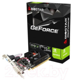 Видеокарта BIOSTAR GeForce GT210 GDDR3 1024MB 64-bit, PCI-E16x 3.0. (DVI+VGA+HDMI) (VN2103NHG6)