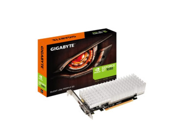 Видеокарта Gigabyte GeForce GT 1030 2GB GDDR5 (GV-N1030SL-2GL) Охлаждение пассивное 1506/6008MHz DVI, HDMI