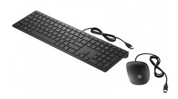 Комплект клавиатура+мышь НР Wired Combo Pavilion 400 Black (4CE97AA)