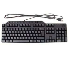 Клавиатура Dell KB-522, USB, черный