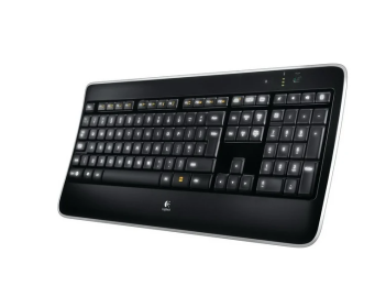 Клавиатура беспроводная Logitech Wireless Illuminated Keyboard K800 Retail